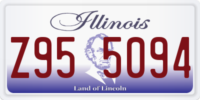 IL license plate Z955094