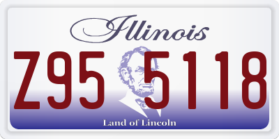 IL license plate Z955118