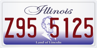 IL license plate Z955125