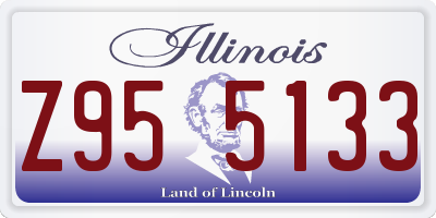 IL license plate Z955133