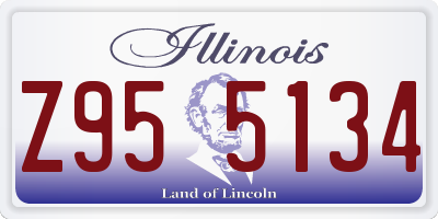 IL license plate Z955134