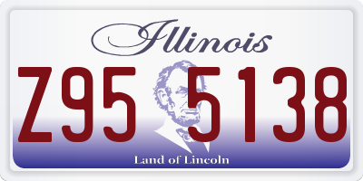IL license plate Z955138