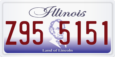 IL license plate Z955151