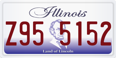 IL license plate Z955152