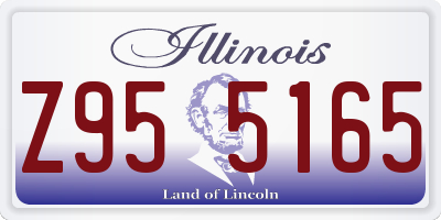 IL license plate Z955165