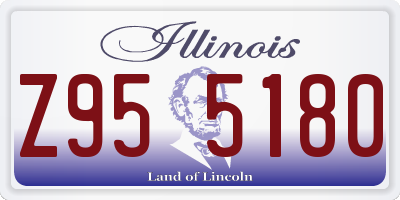 IL license plate Z955180