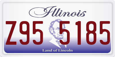 IL license plate Z955185