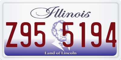 IL license plate Z955194