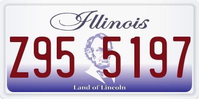 IL license plate Z955197