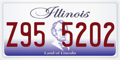 IL license plate Z955202