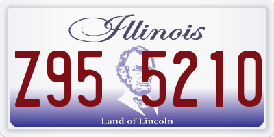 IL license plate Z955210