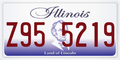 IL license plate Z955219