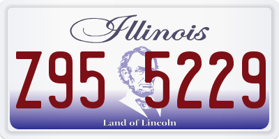 IL license plate Z955229