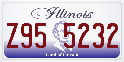 IL license plate Z955232