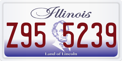 IL license plate Z955239