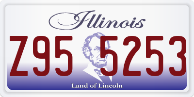 IL license plate Z955253