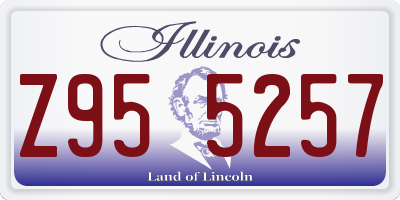 IL license plate Z955257
