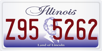 IL license plate Z955262