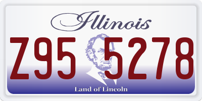 IL license plate Z955278