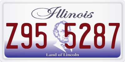 IL license plate Z955287
