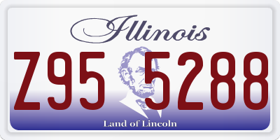 IL license plate Z955288