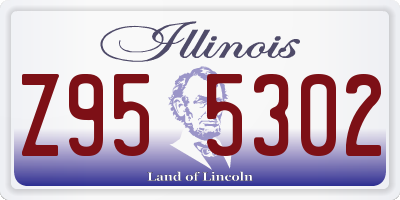 IL license plate Z955302