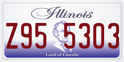 IL license plate Z955303