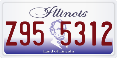 IL license plate Z955312