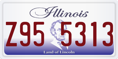 IL license plate Z955313