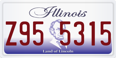 IL license plate Z955315