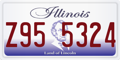 IL license plate Z955324