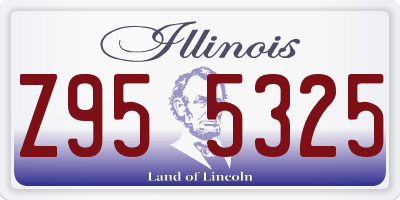 IL license plate Z955325