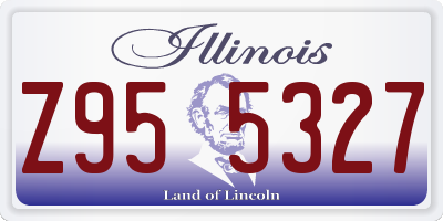 IL license plate Z955327