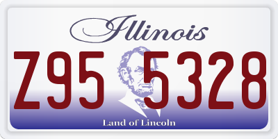 IL license plate Z955328