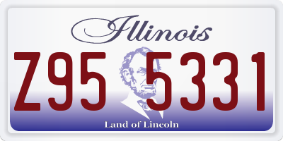 IL license plate Z955331