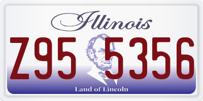 IL license plate Z955356