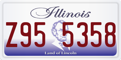 IL license plate Z955358