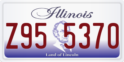 IL license plate Z955370