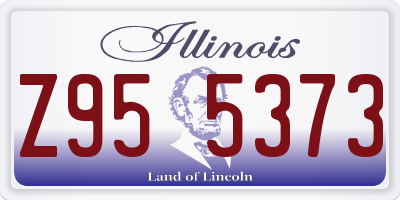 IL license plate Z955373