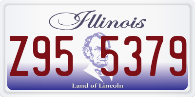 IL license plate Z955379
