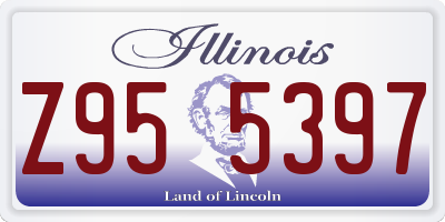 IL license plate Z955397