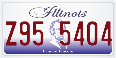 IL license plate Z955404