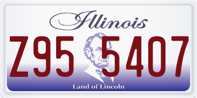 IL license plate Z955407