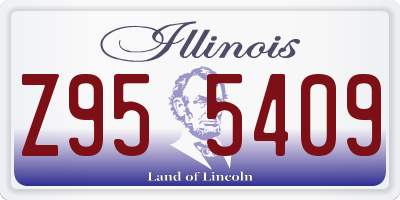 IL license plate Z955409