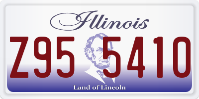 IL license plate Z955410