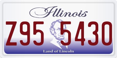 IL license plate Z955430