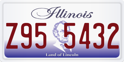 IL license plate Z955432