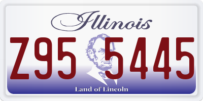 IL license plate Z955445