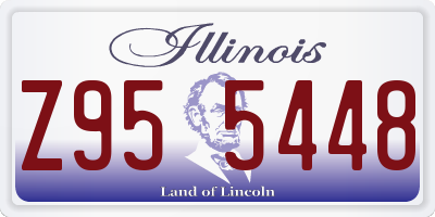 IL license plate Z955448
