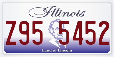 IL license plate Z955452